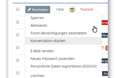ACP User Konversation