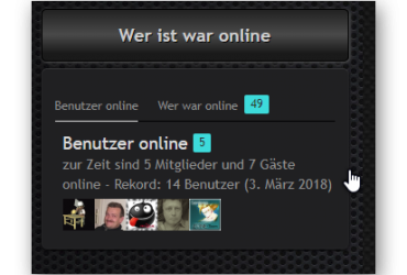Wer Ist/War Online Sidebar/Footer Box