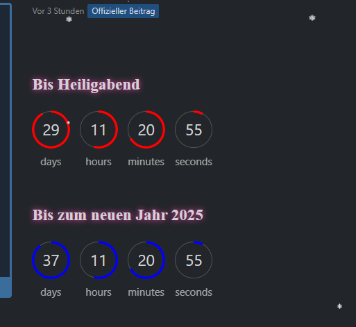 Countdown BBCode