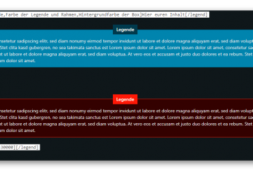 BBCode Legende
