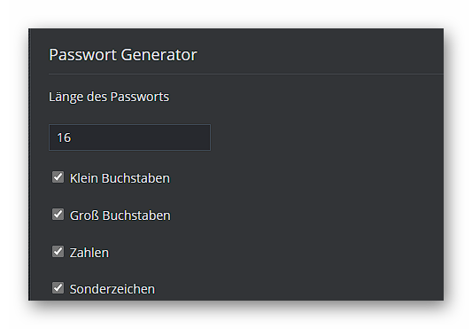 Passwort Generator
